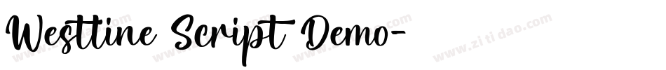 Westline Script Demo字体转换
